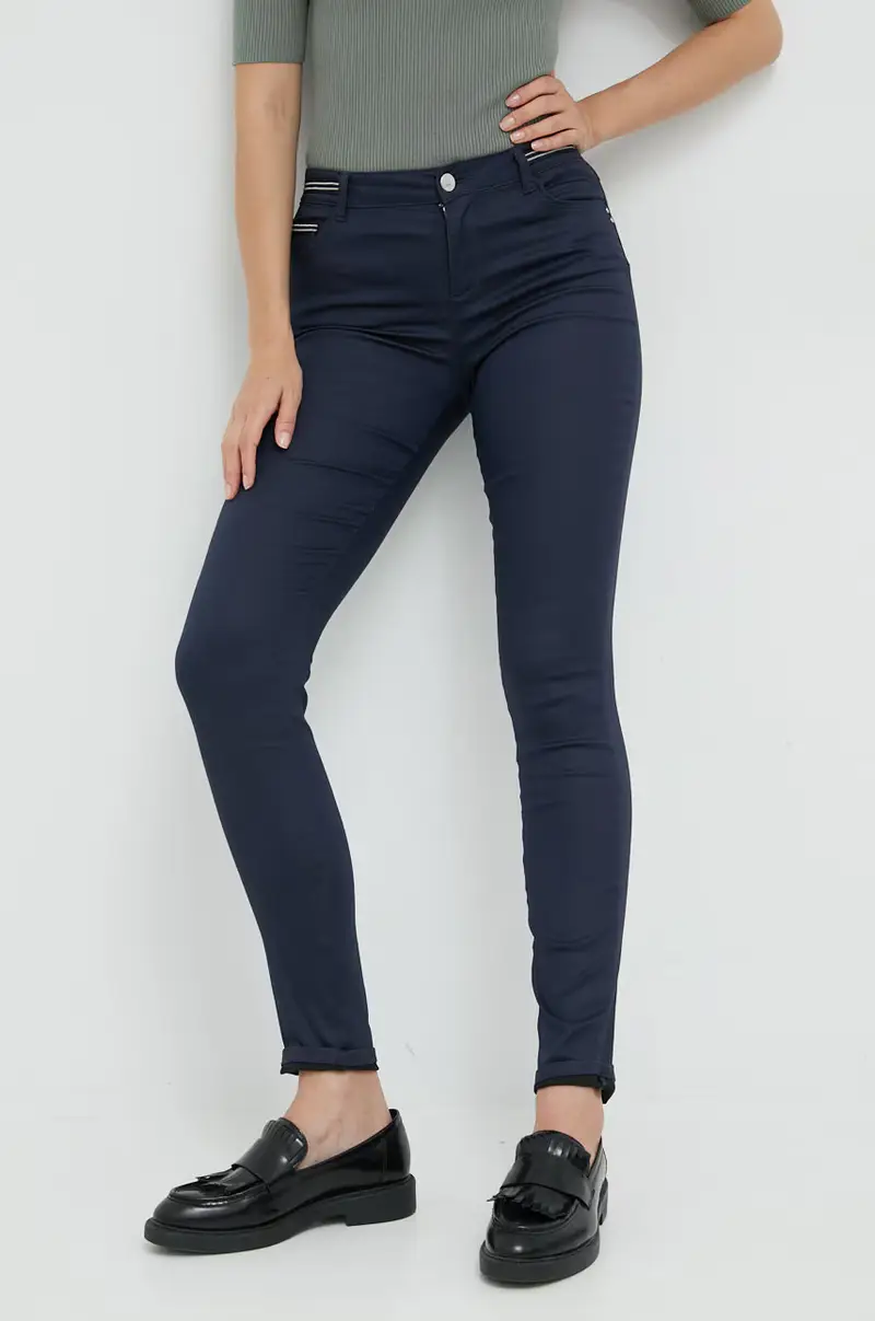 pantaloni donna Blu navy