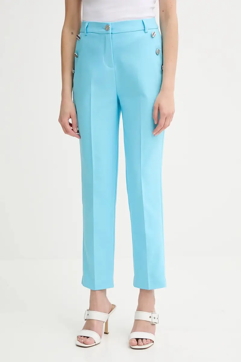 pantaloni donna colore blu PKY.F