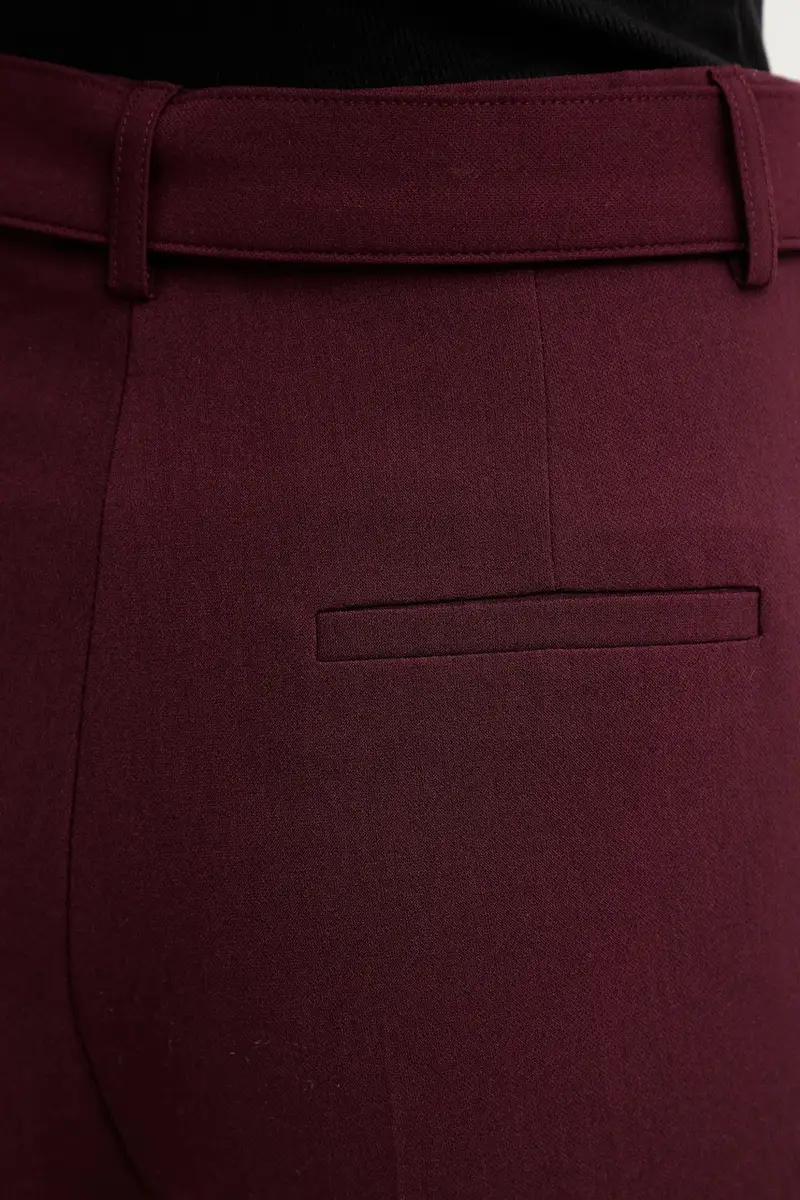 pantaloni donna colore granata PLUNE.F miniatura 4