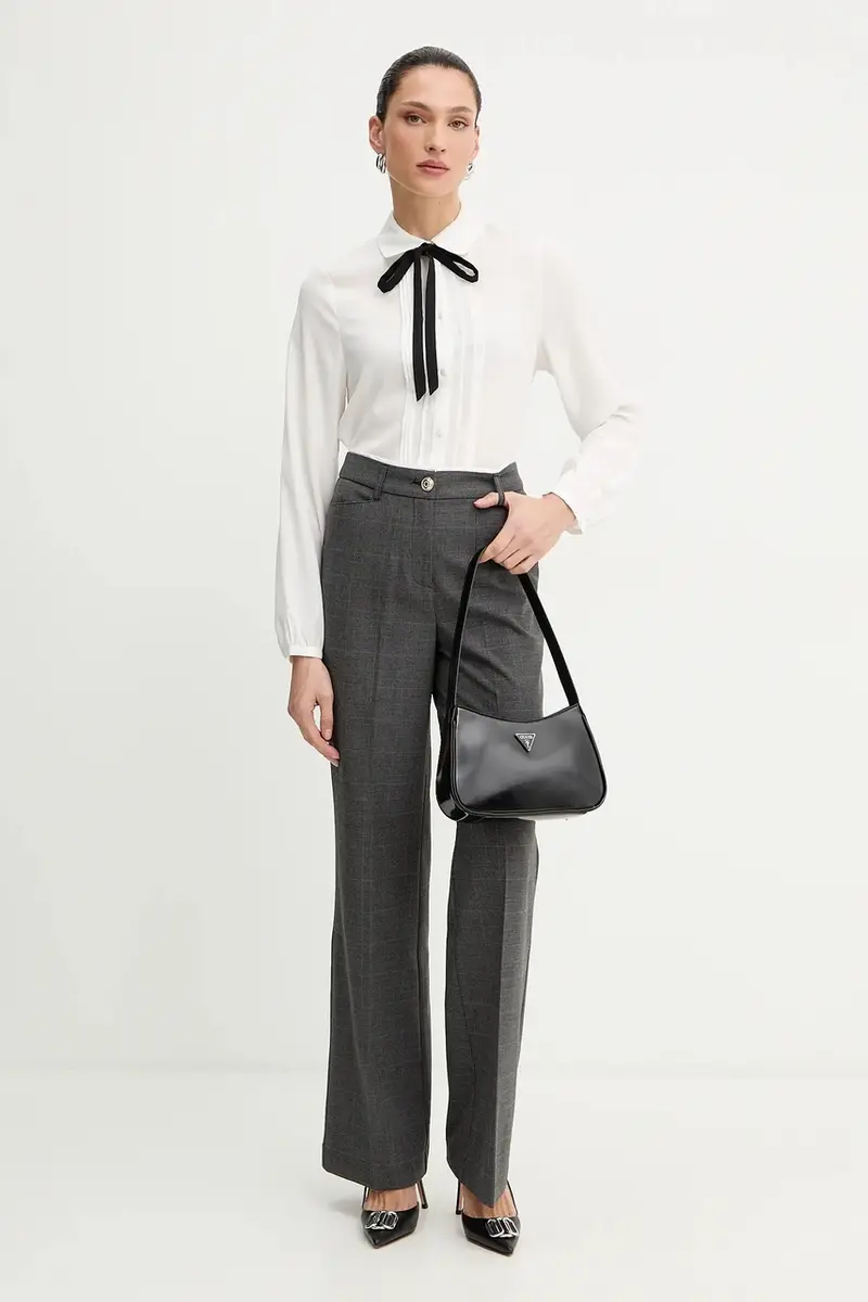 pantaloni donna colore grigio PTARY.F miniatura 2