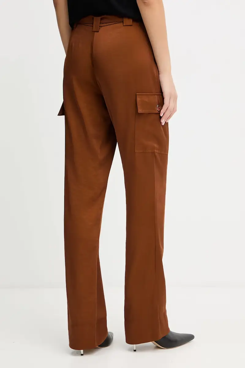 pantaloni donna colore marrone PVIRA.F miniatura 3