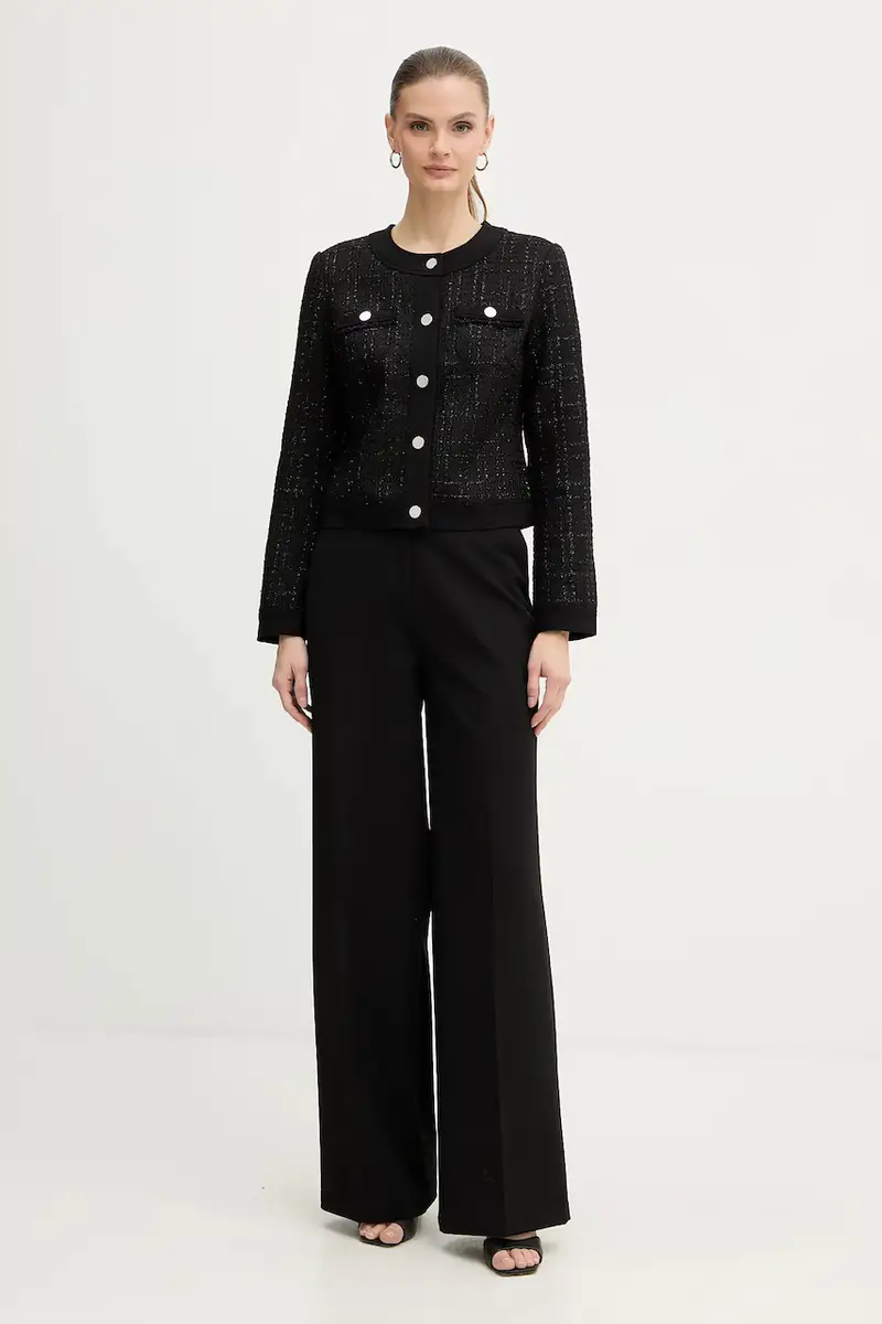 pantaloni donna colore nero PIE.F miniatura 2