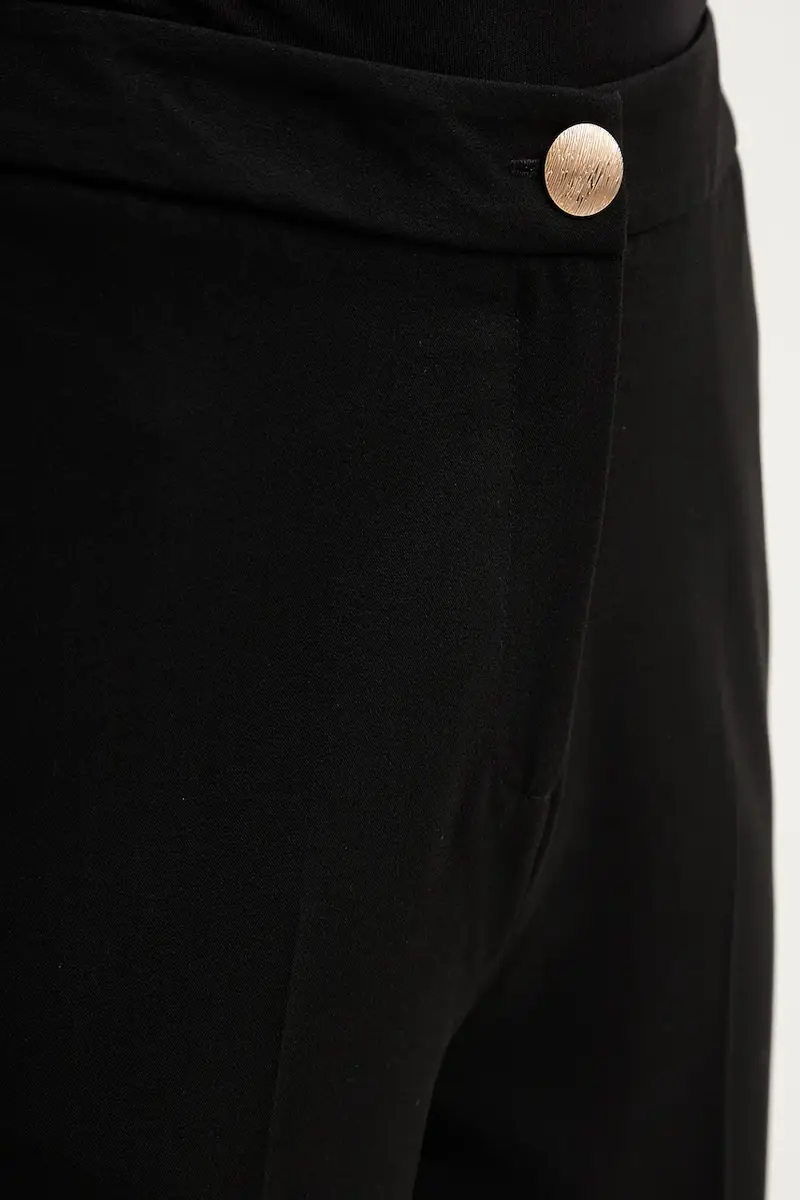 pantaloni donna colore nero PIE.F miniatura 4