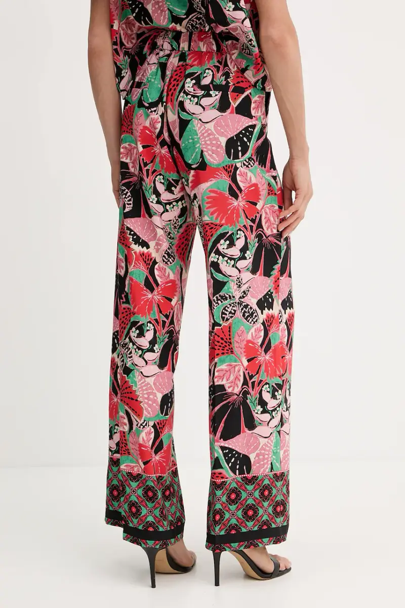 pantaloni donna colore nero POY.F miniatura 3