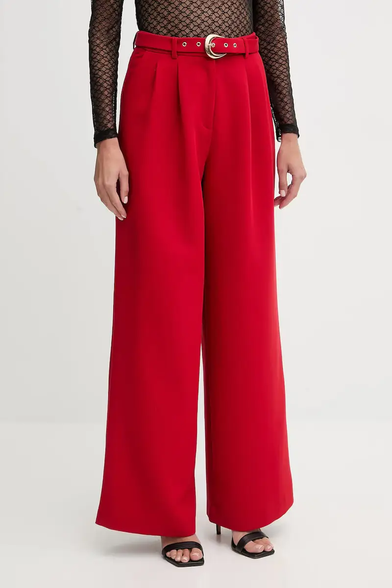 pantaloni donna colore rosso PRED.F