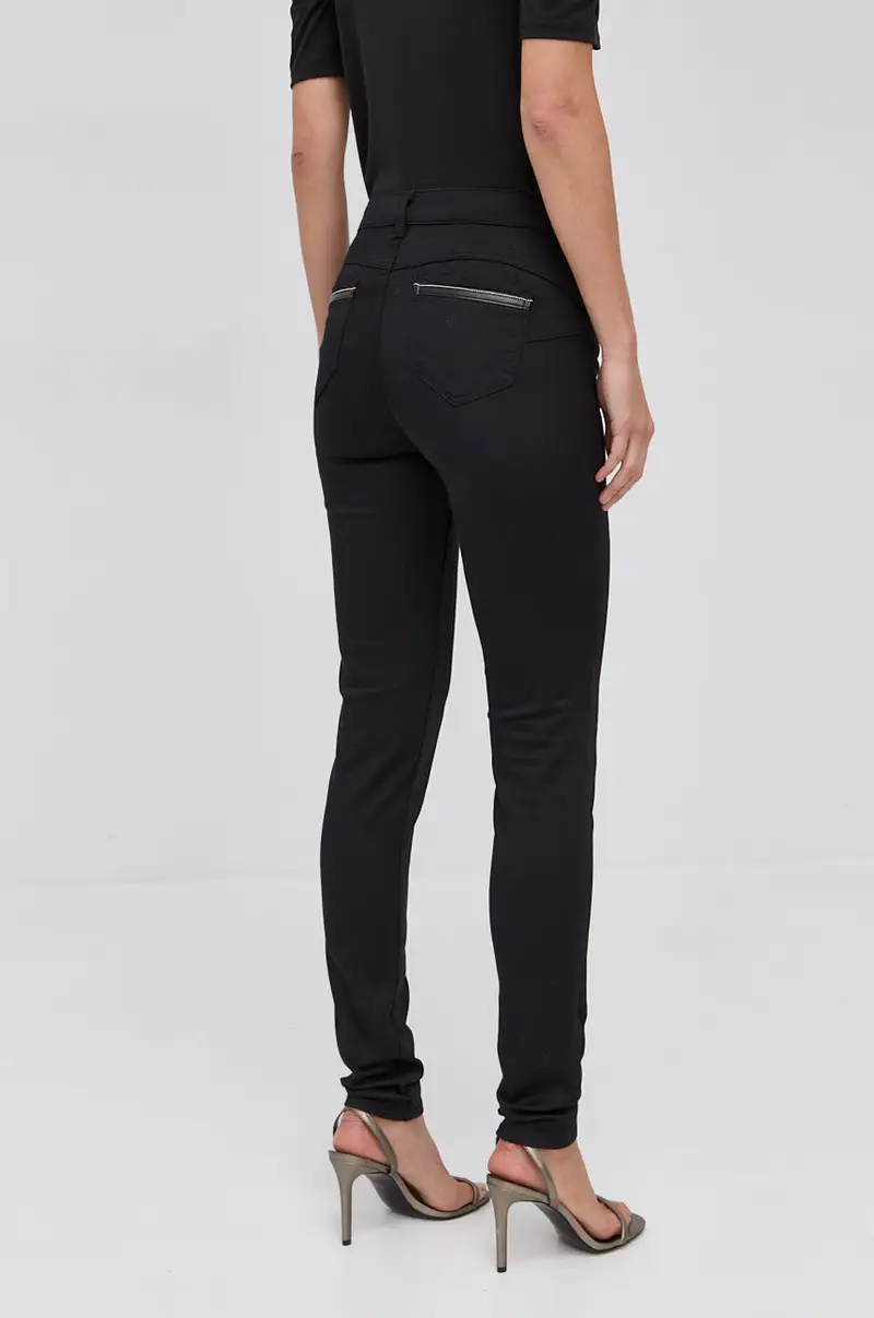 pantaloni donna Nero miniatura 3