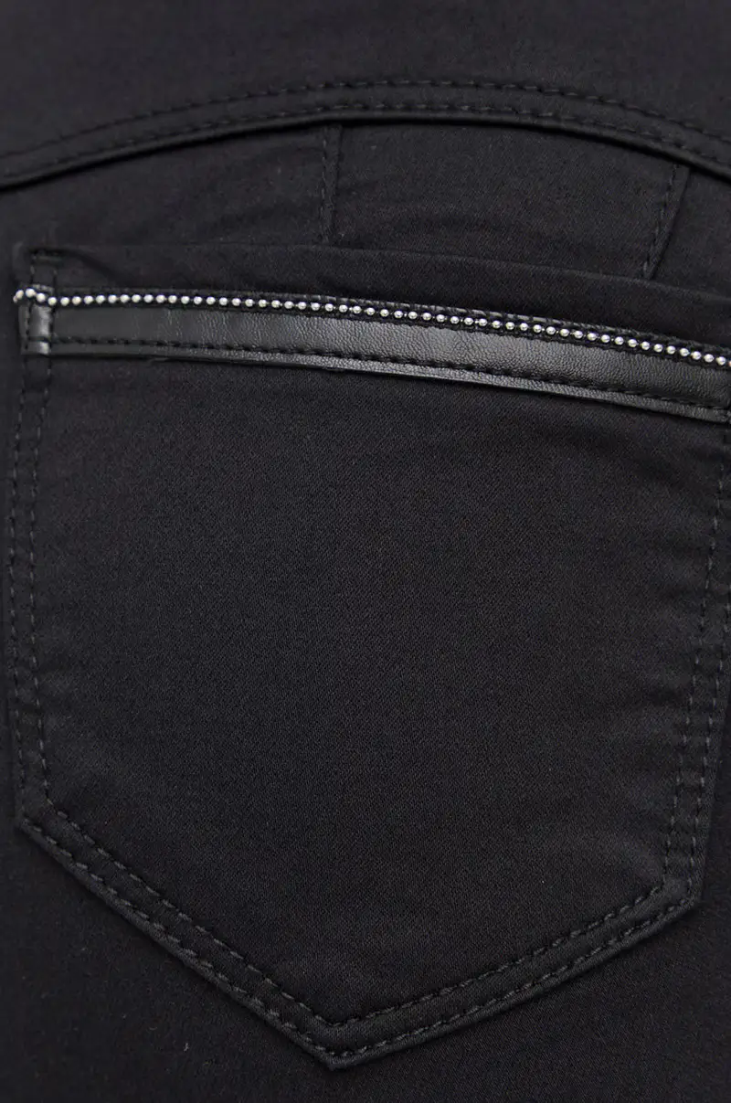 pantaloni donna Nero miniatura 4