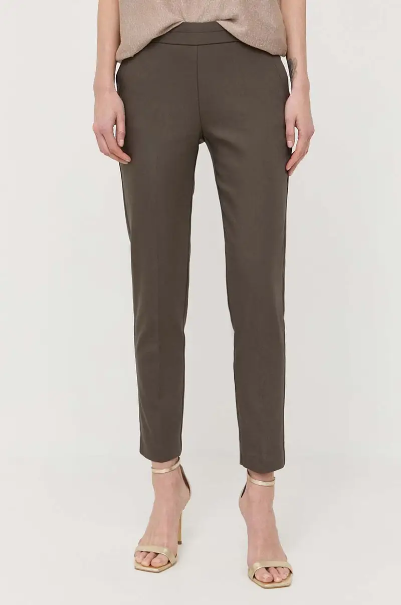 pantaloni donna Verde miniatura 3