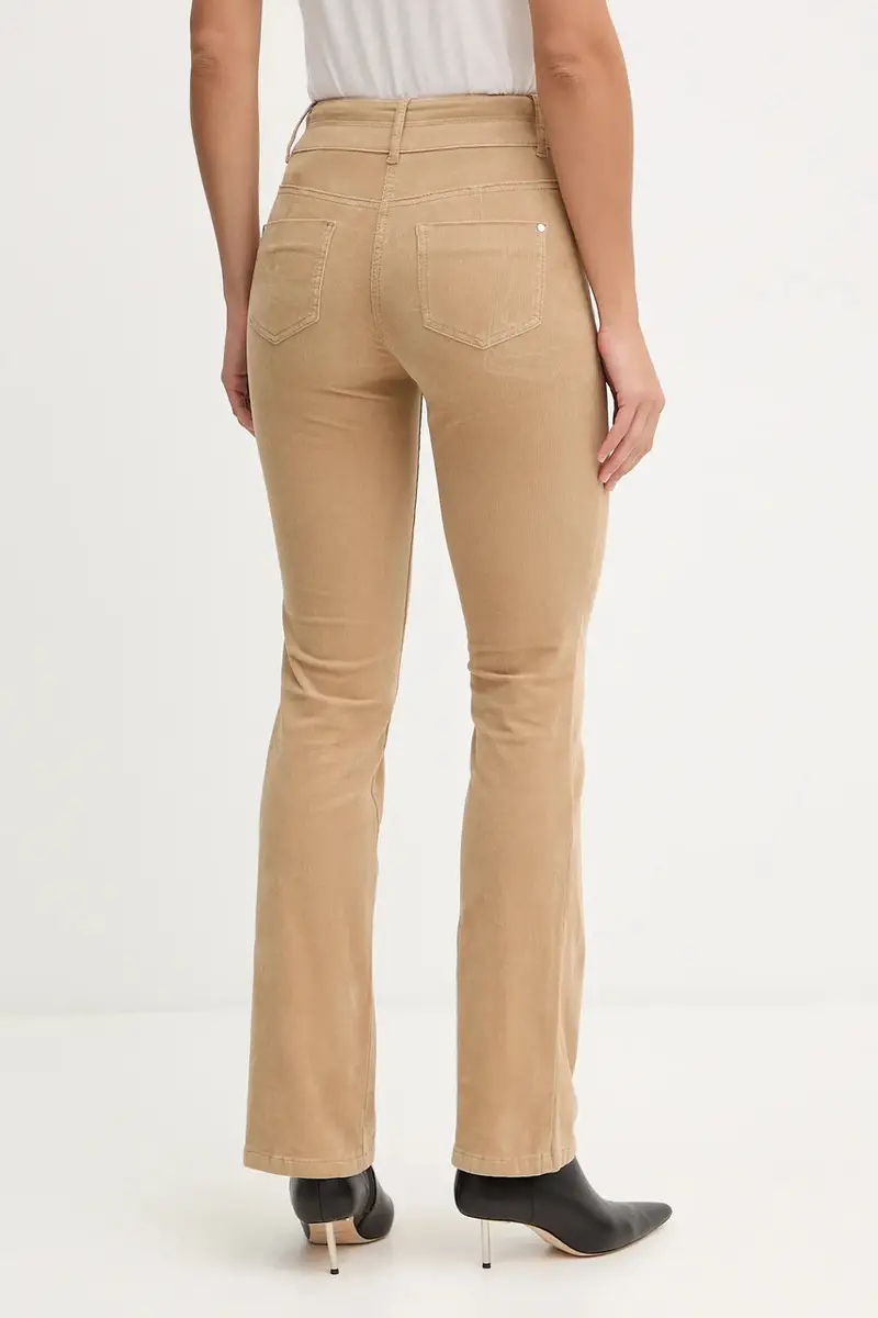 pantaloni in velluto a coste POLENO colore marrone POLENO miniatura 3