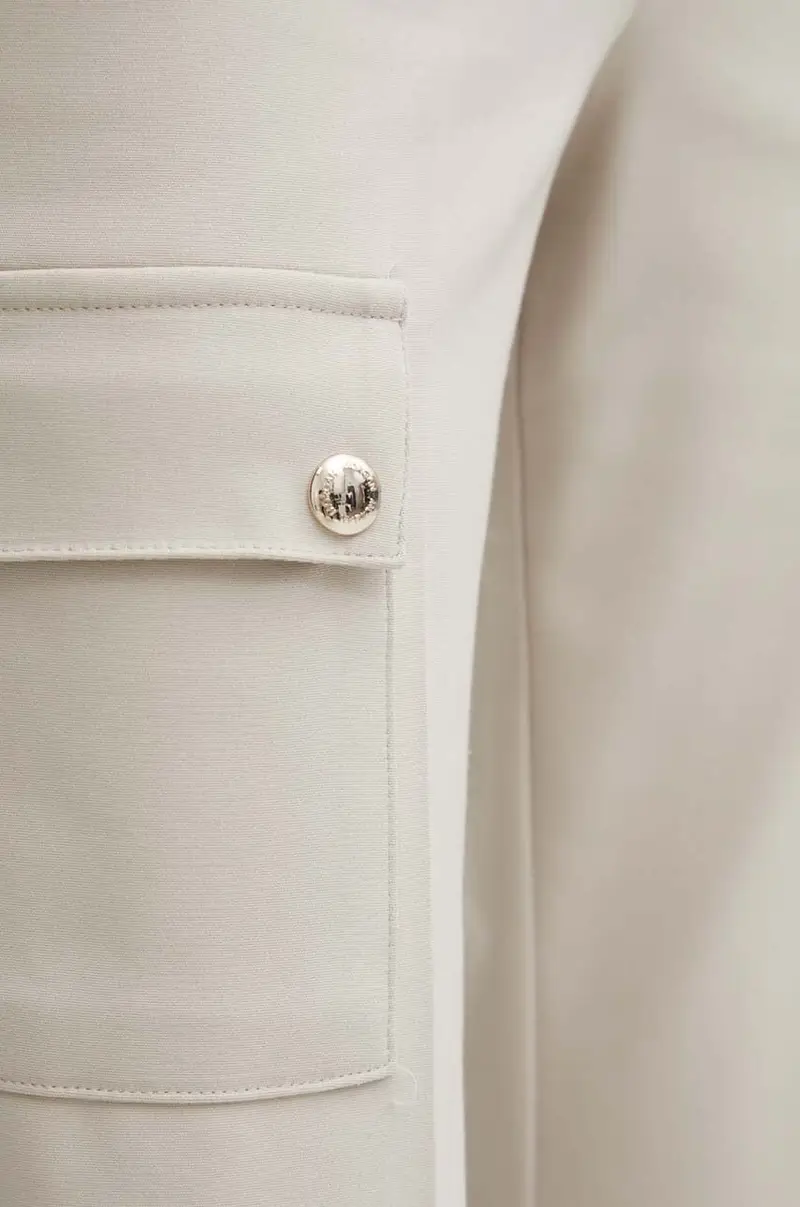 pantaloni PAZZA.F donna colore beige PAZZA.F miniatura 4