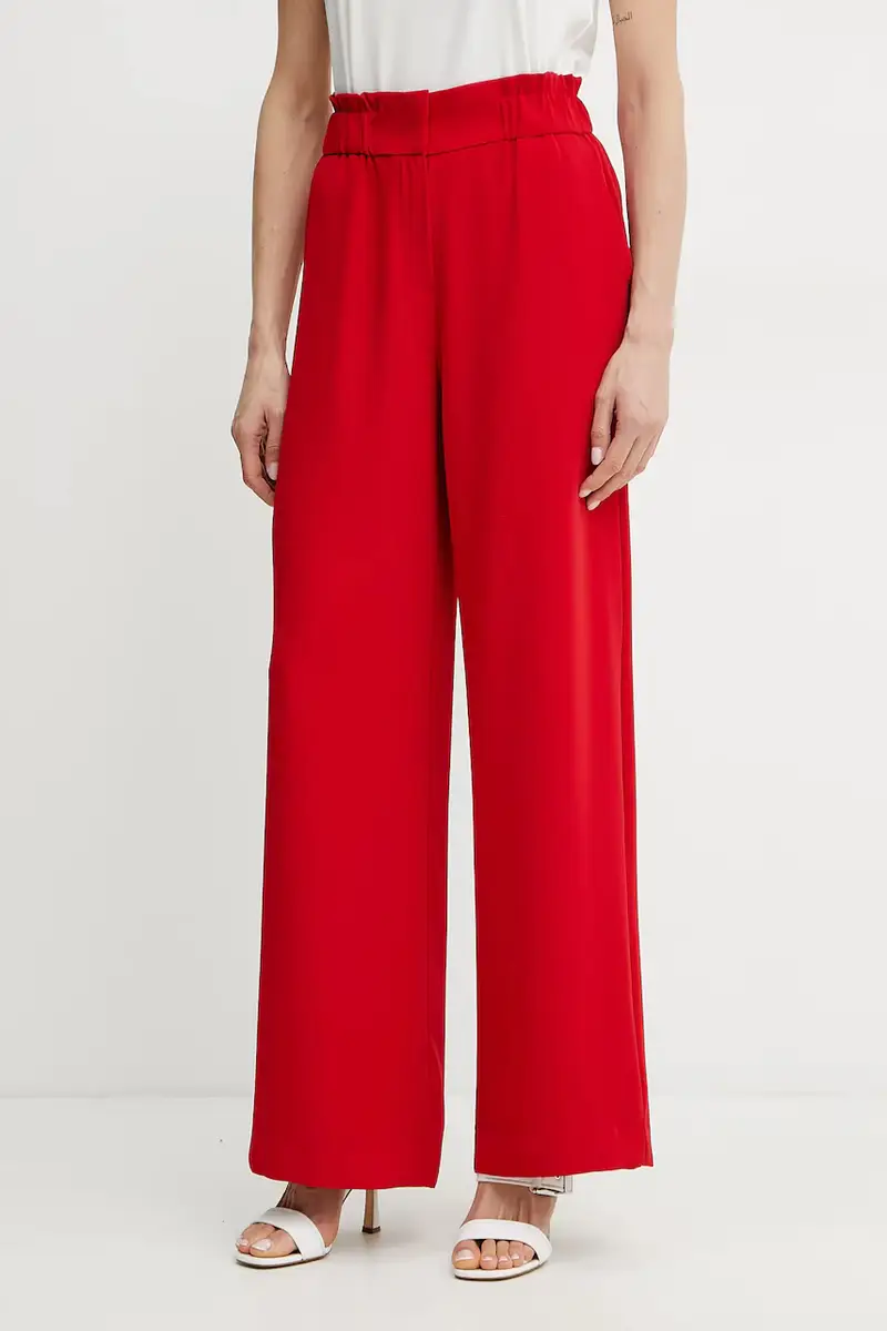 pantaloni PBIRD donna colore rosso PBIRD