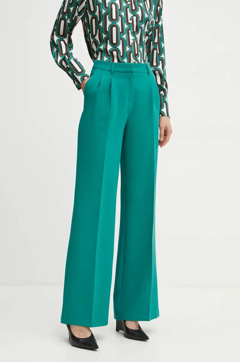 Morgan Pantaloni Turchese Donna