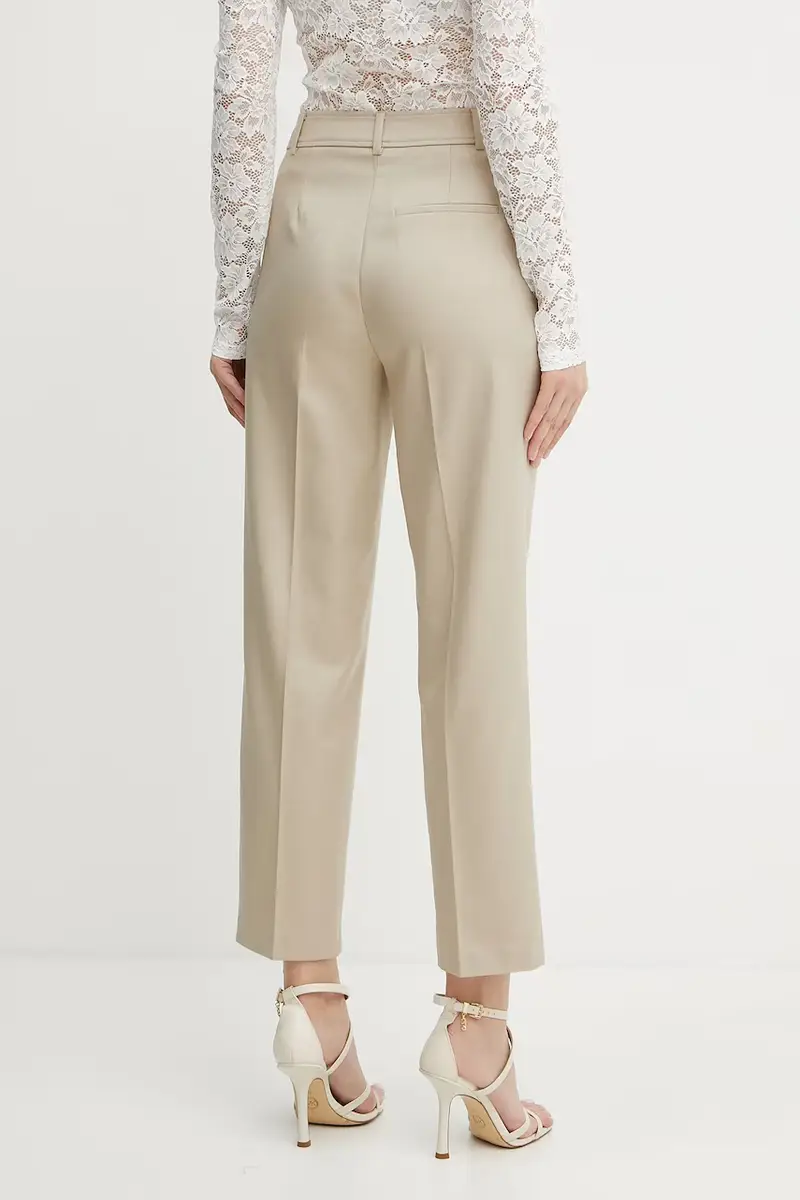 pantaloni PLUX.F donna colore beige PLUX.F miniatura 3