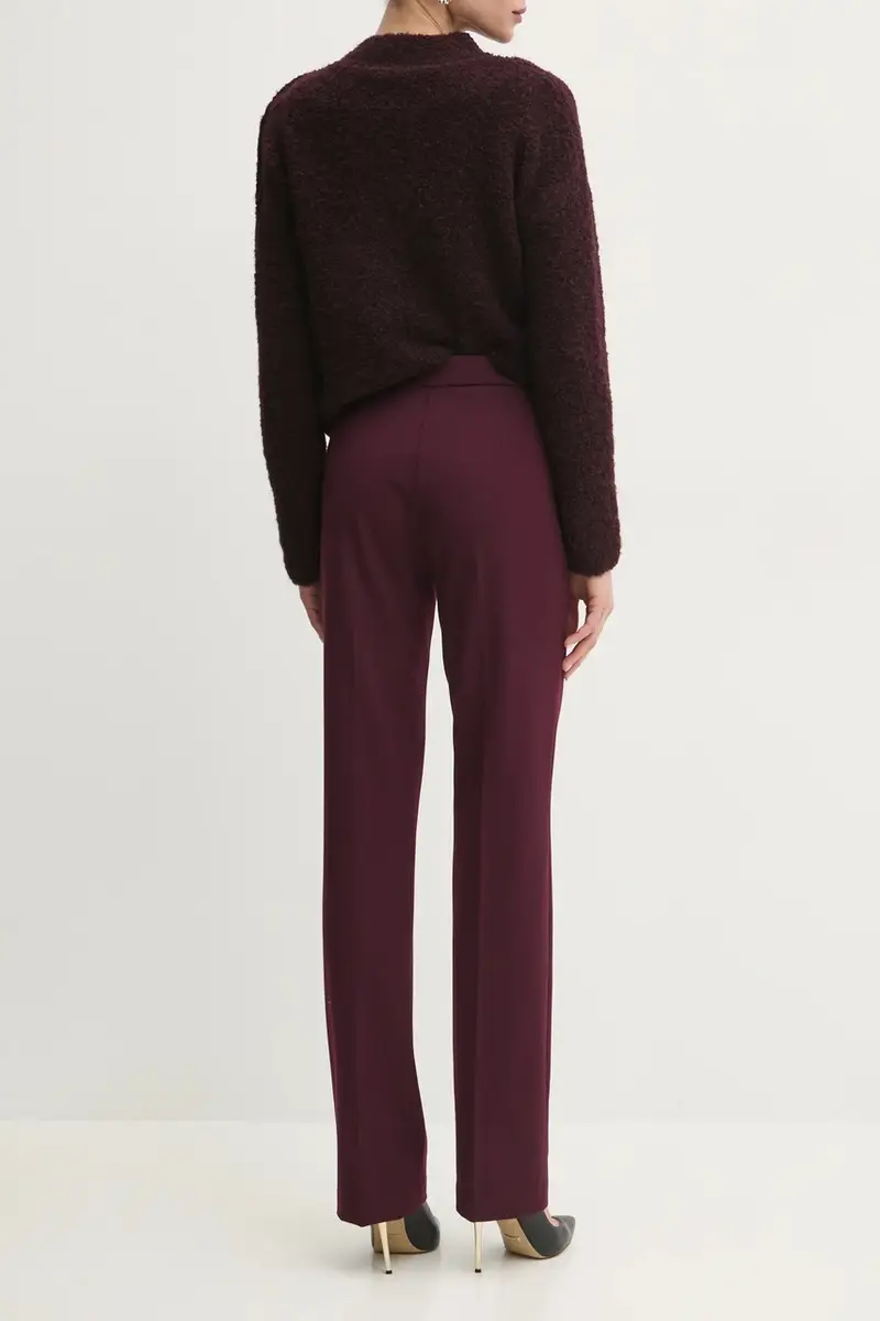 pantaloni POULO.F donna colore granata POULO.F miniatura 3