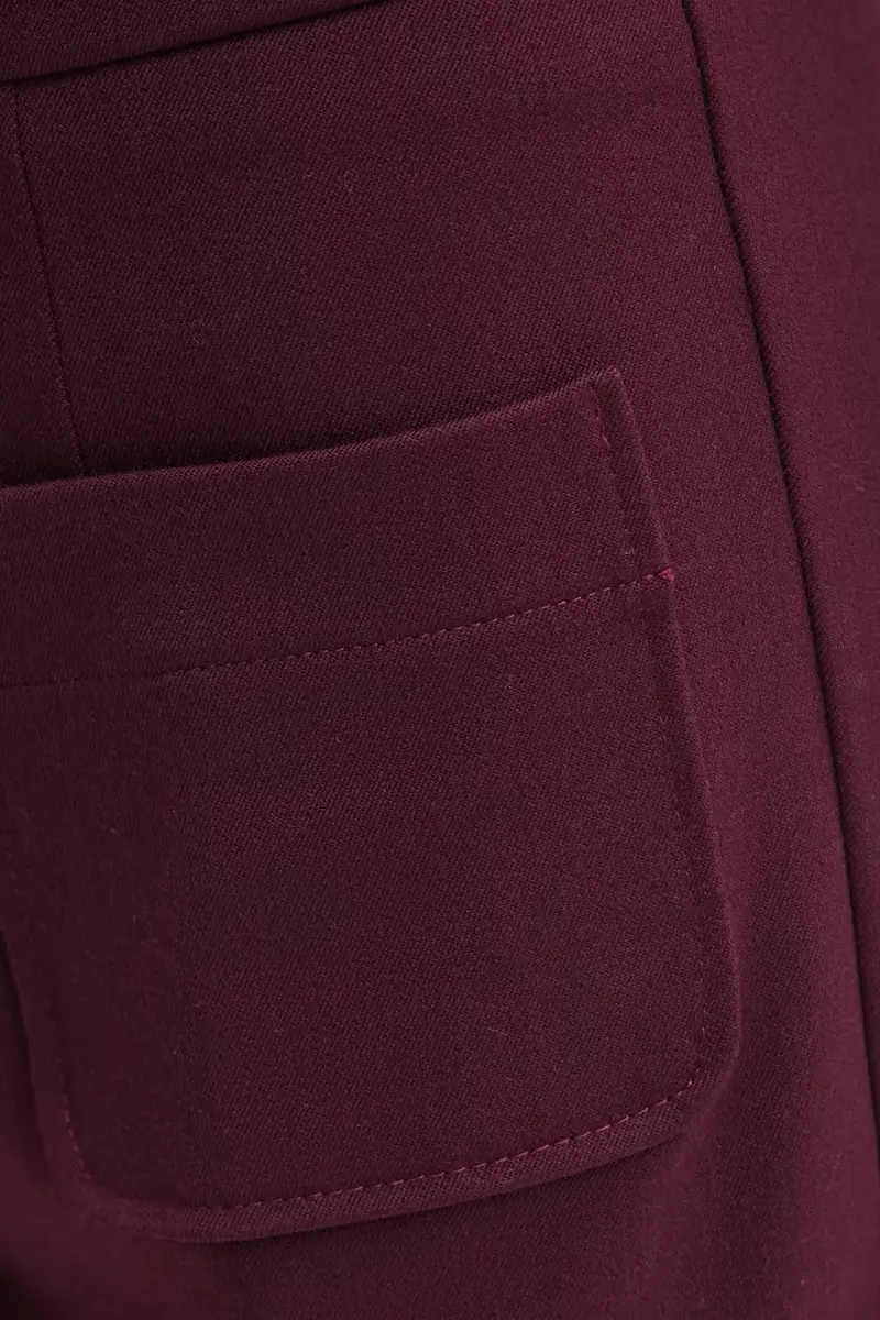 pantaloni POULO.F donna colore granata POULO.F miniatura 4