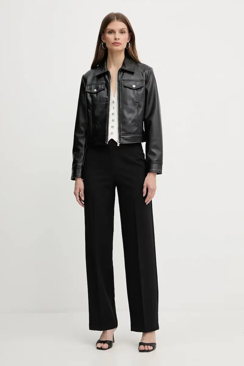 pantaloni POYA.F donna colore blu POYA.F Nero miniatura 2