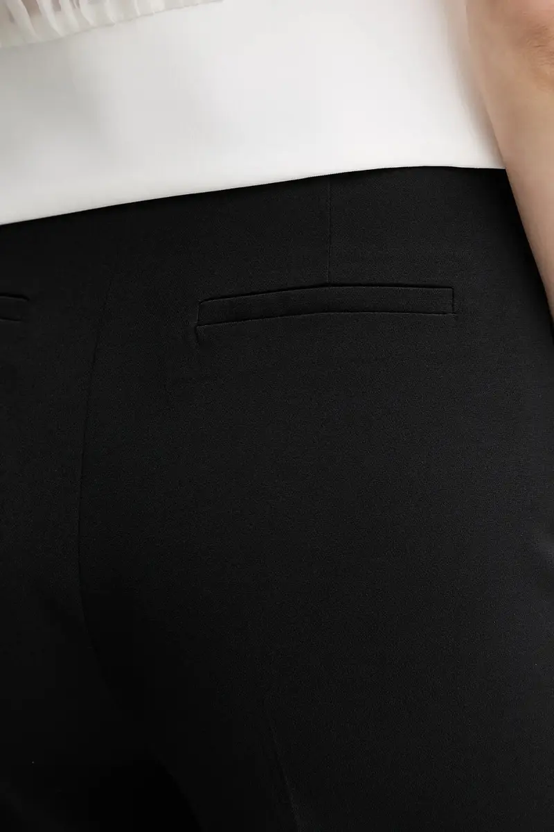 pantaloni POYA.F donna colore blu POYA.F Nero miniatura 3