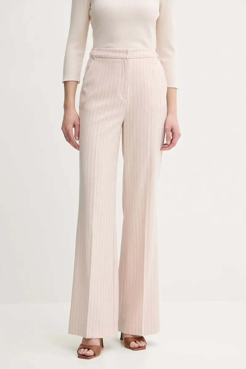 pantaloni PVIVI.F donna colore beige PVIVI.F