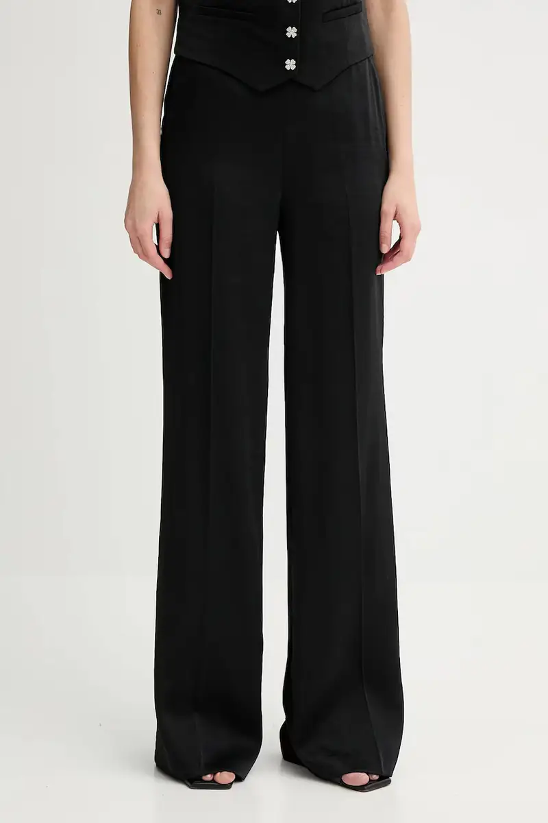 pantaloni PVTEO.F donna colore nero PVTEO.F