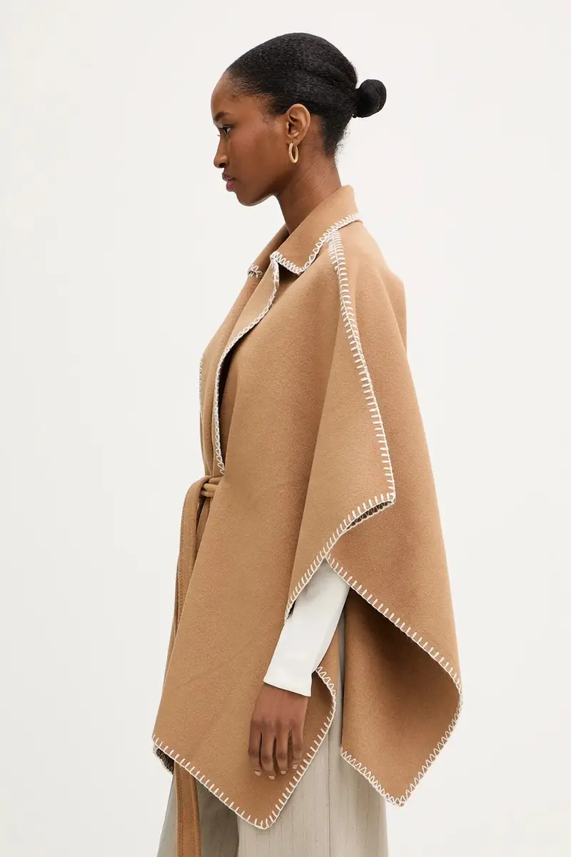 poncho colore marrone 5BELCO miniatura 4