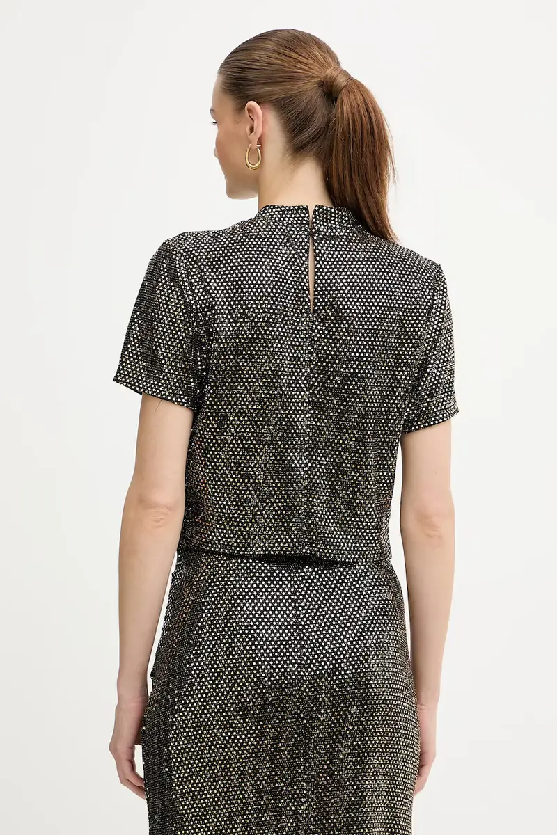 Morgan T-shirt Donna Nero 3920867 miniatura 3