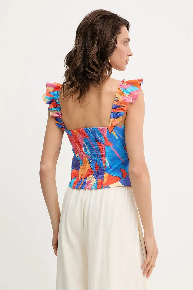 Morgan Top Donna Arancione 3120405 miniatura 3