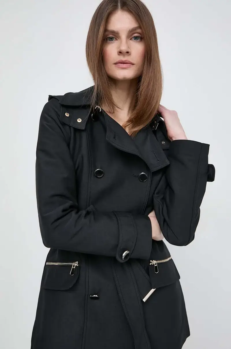 Morgan Trench Donna Nero 2889885 miniatura 4