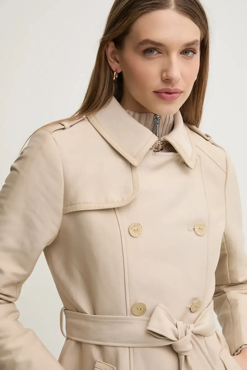Morgan Trench Donna Beige 3121250 miniatura 4