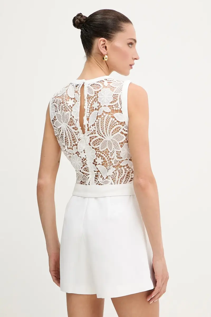 tuta elegante colore bianco SHIKOU miniatura 3