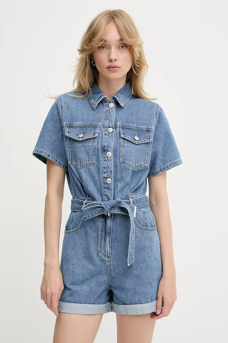 tuta in denim colore blu SHELOR