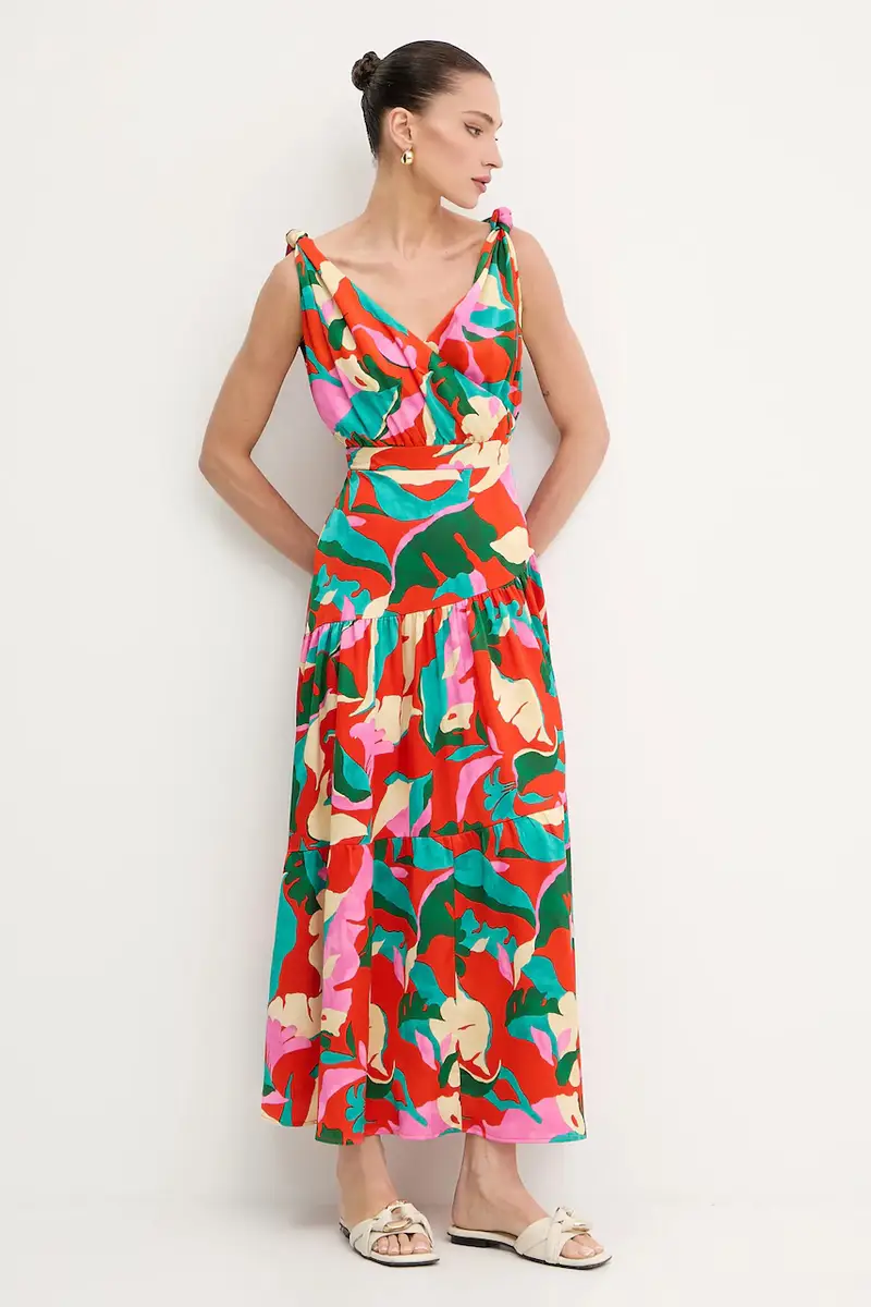 vestito colore arancione RBY.F miniatura 2