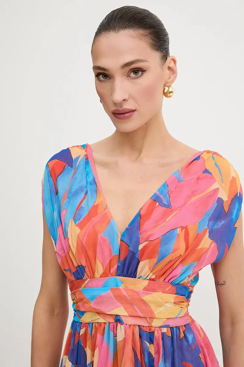 vestito colore arancione RUPIL.F miniatura 4