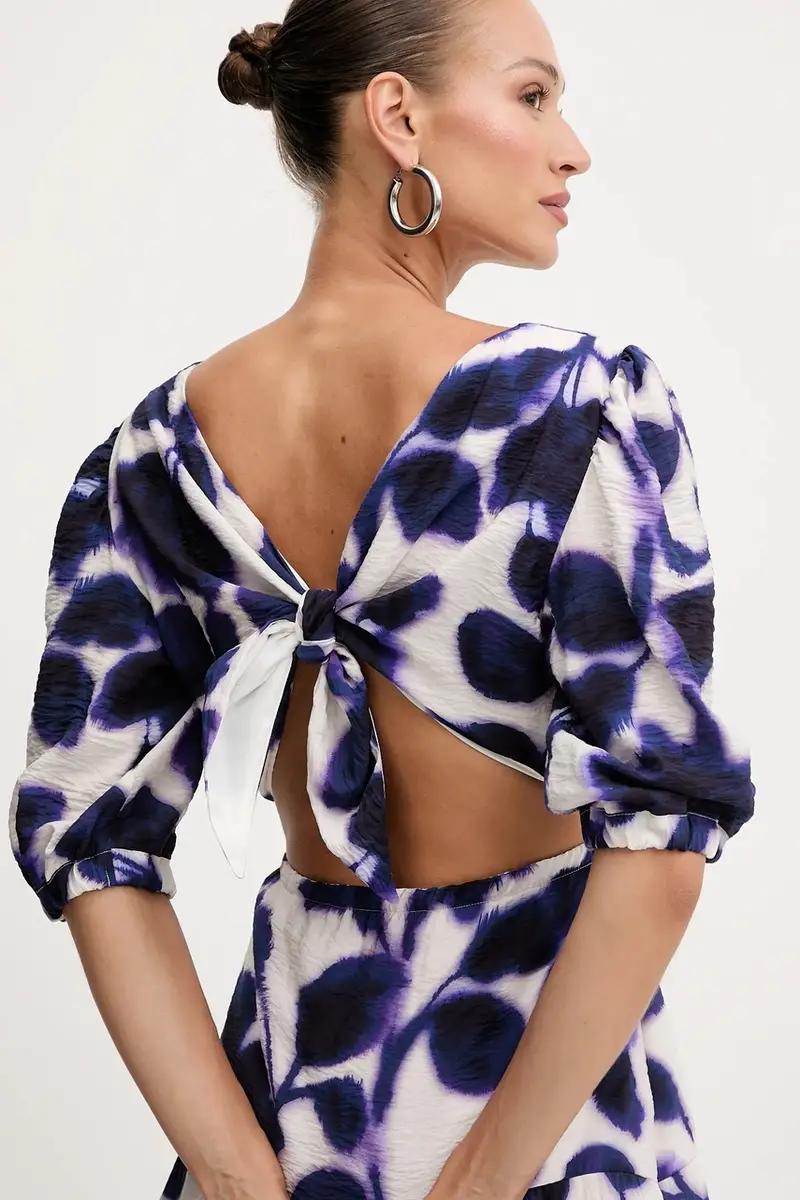 vestito colore blu navy RINER.F miniatura 4