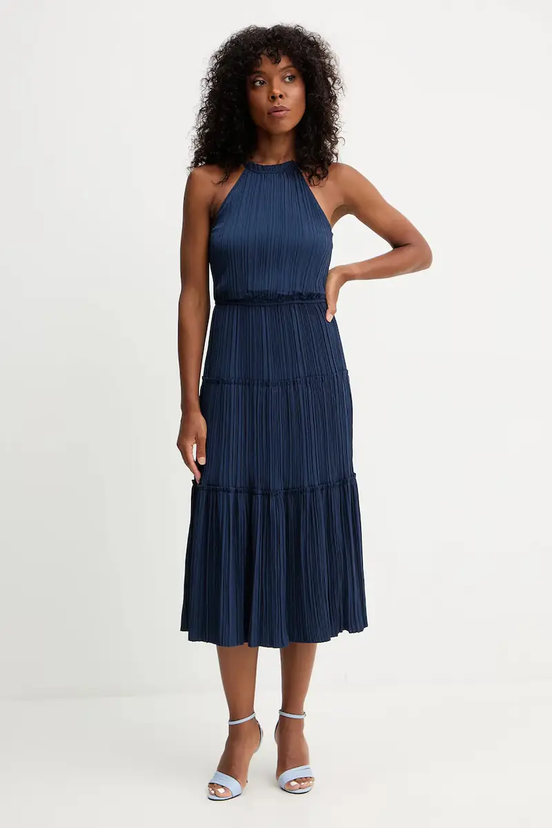 vestito colore blu navy ROMINA miniatura 3