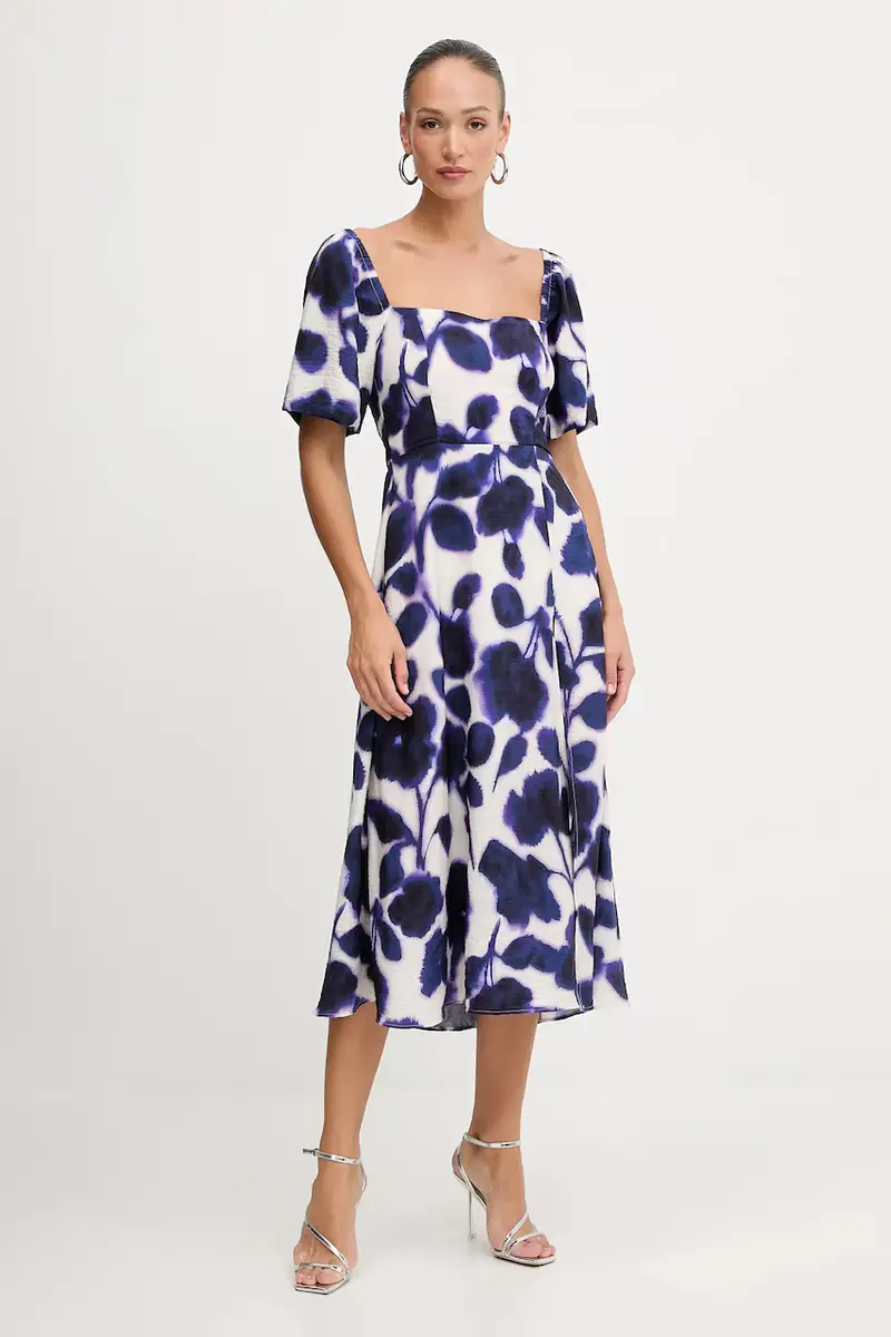 vestito colore blu navy RYAO.F miniatura 2