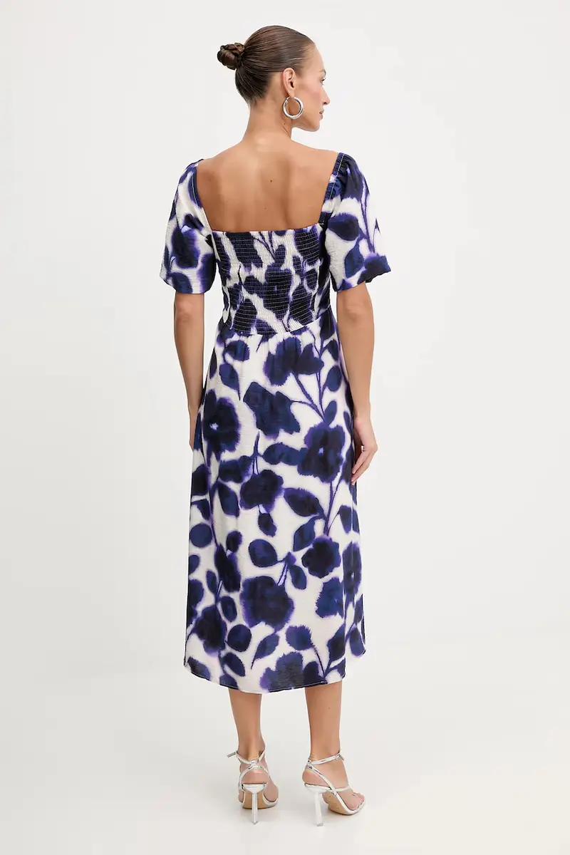 vestito colore blu navy RYAO.F miniatura 3