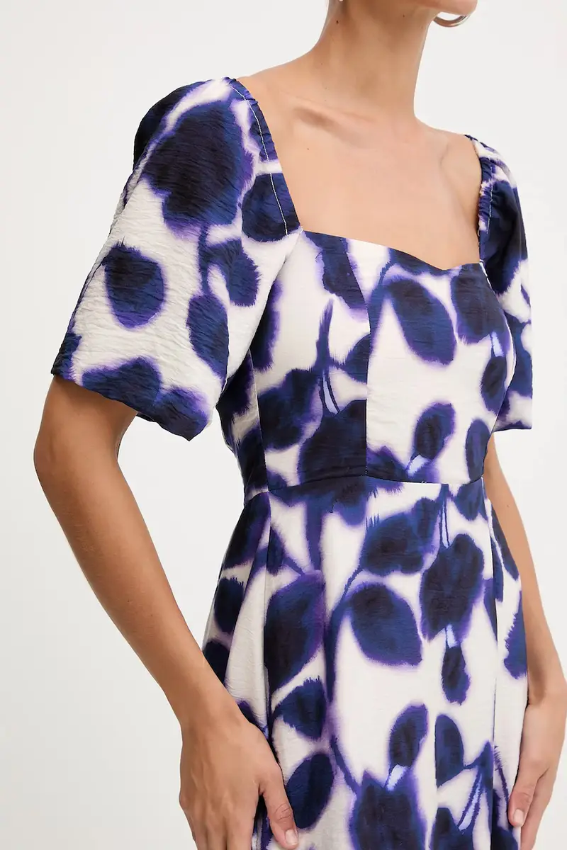 vestito colore blu navy RYAO.F miniatura 5