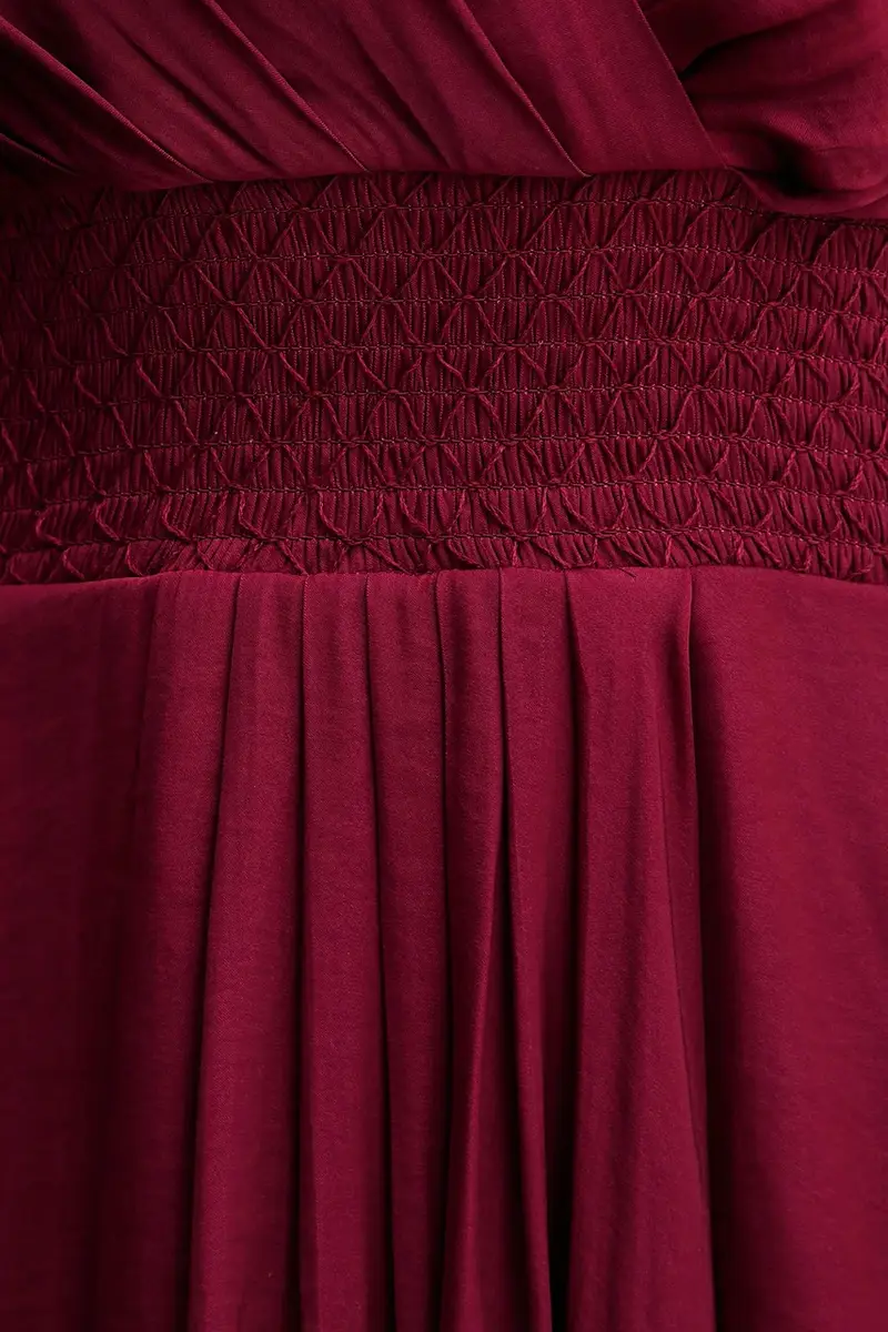 vestito colore granata RANAKA miniatura 5