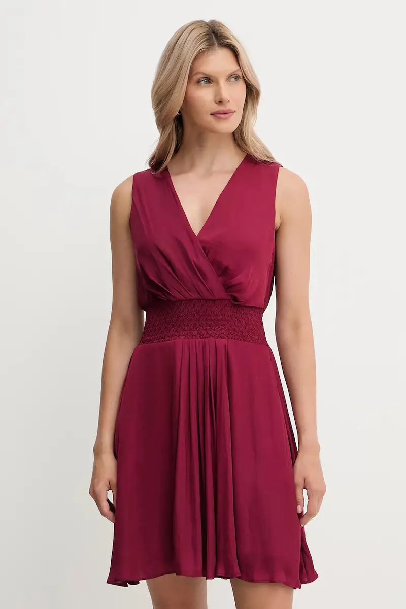 vestito colore granata RANAKA