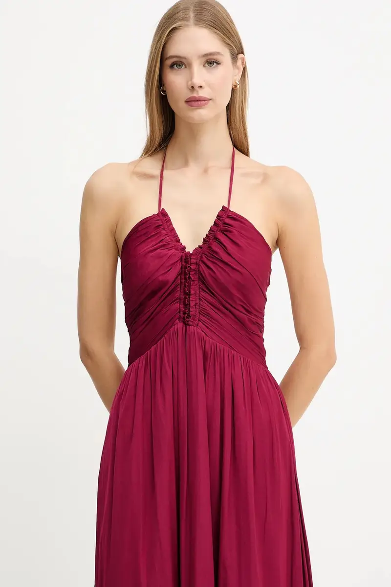 vestito colore granata ROCE miniatura 4