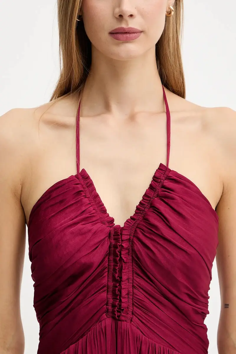 vestito colore granata ROCE miniatura 5