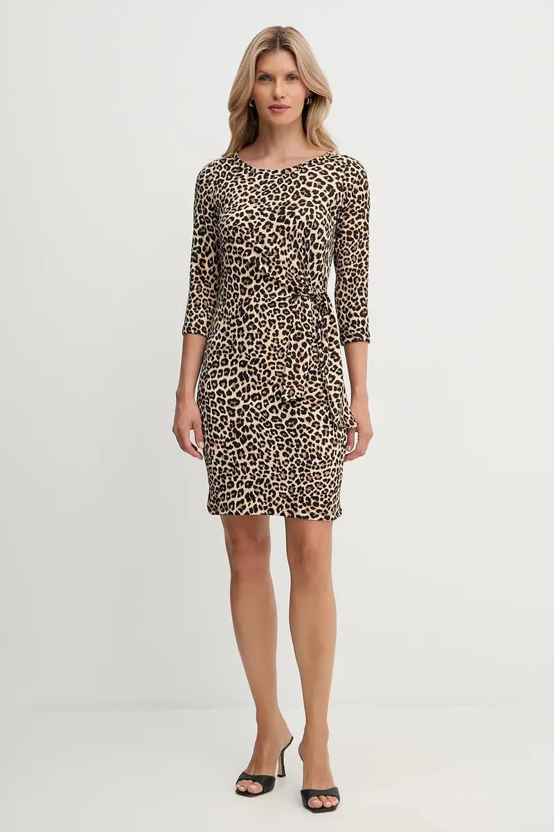 vestito colore marrone RJOSY miniatura 2