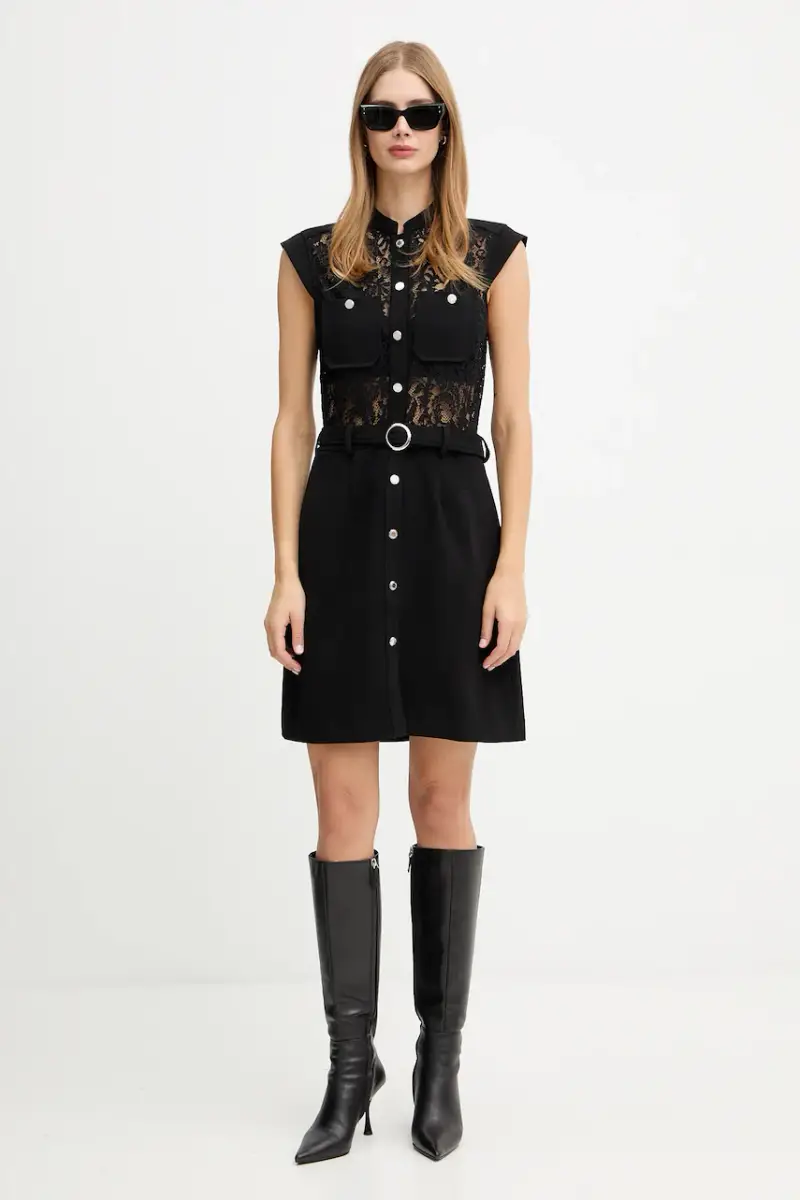 vestito colore nero RAGIKA miniatura 2