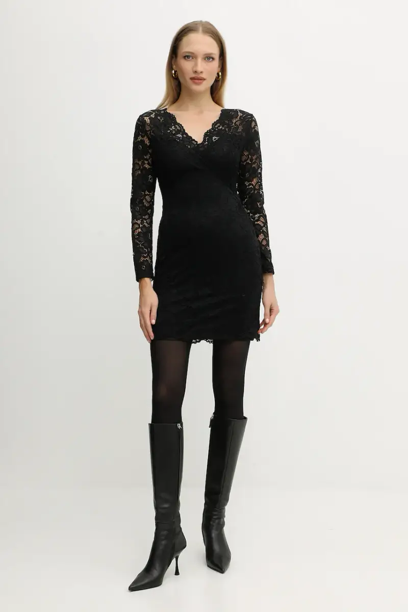 vestito colore nero RENEE miniatura 2