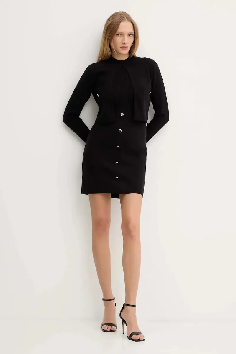 vestito colore nero RMCASSY miniatura 2