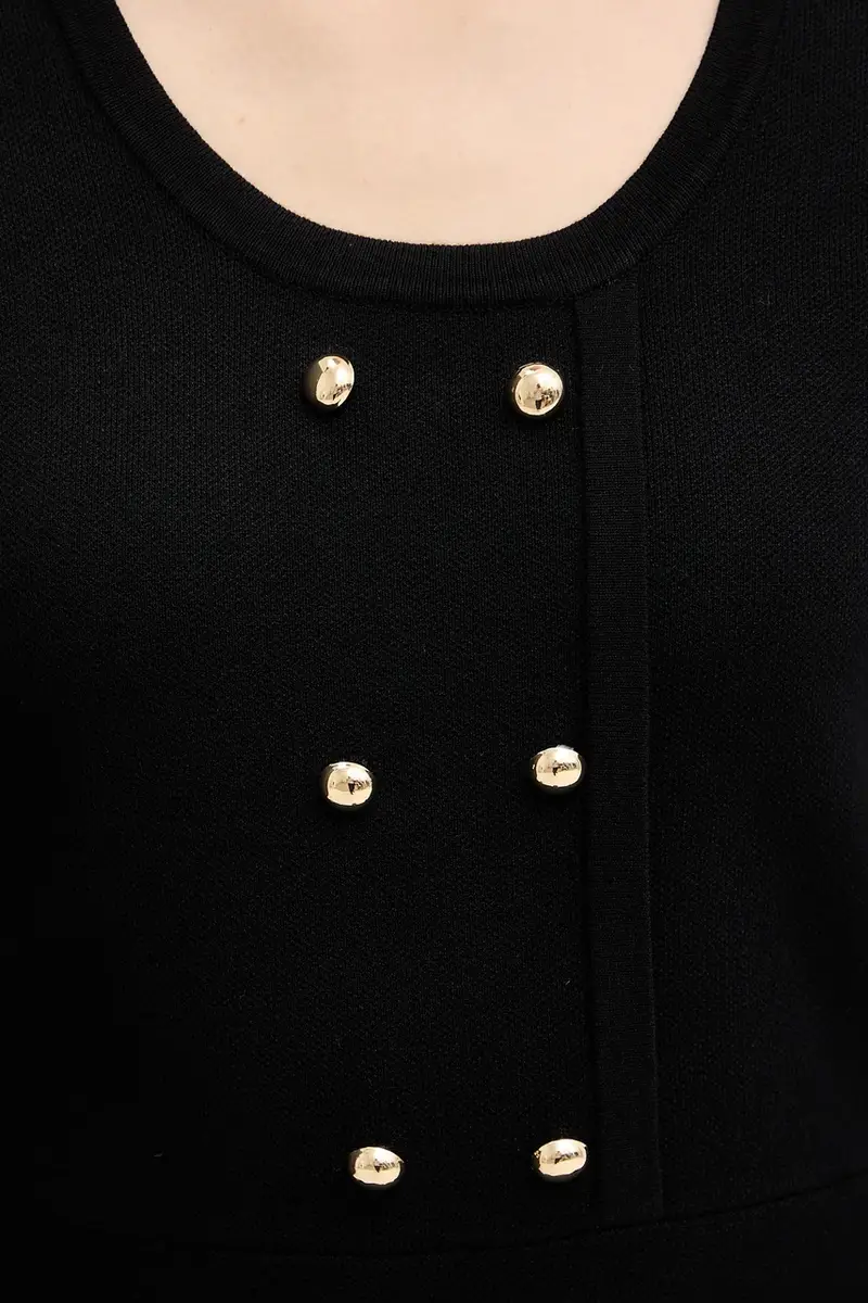 vestito colore nero RMRETRO miniatura 5