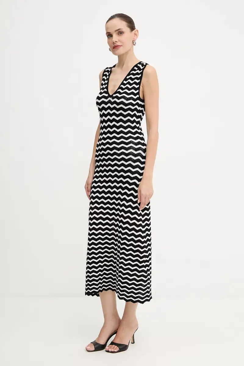 vestito colore nero RMUSHA miniatura 2