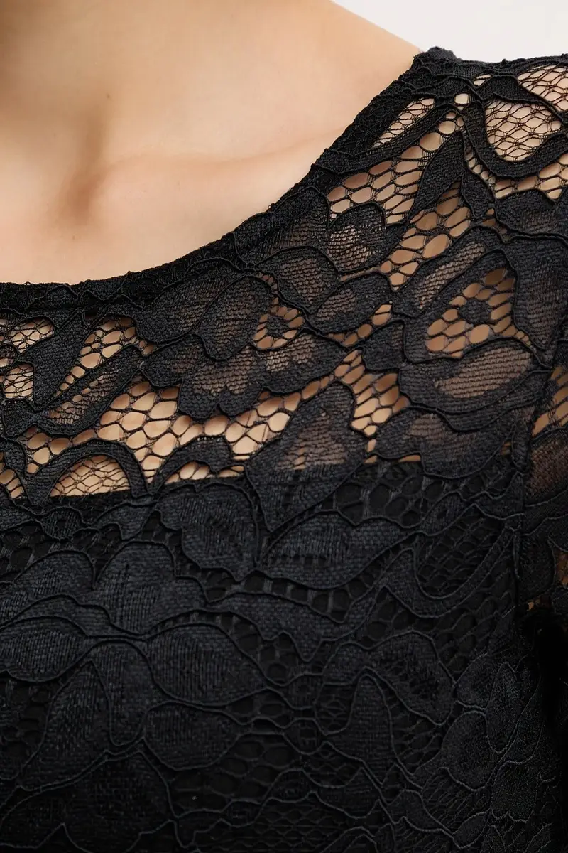 vestito colore nero RUBENA miniatura 5