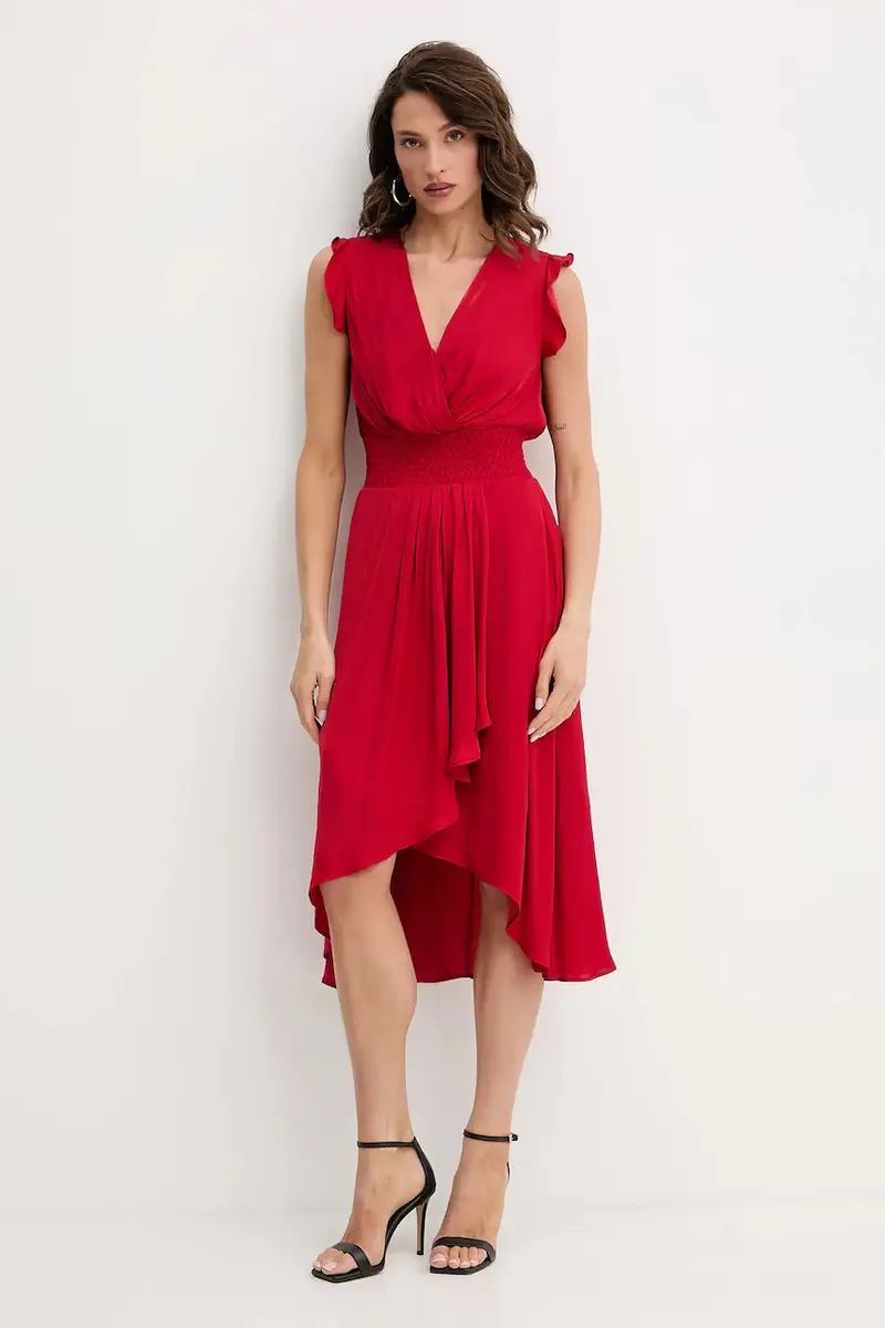 vestito colore rosso RWALLY