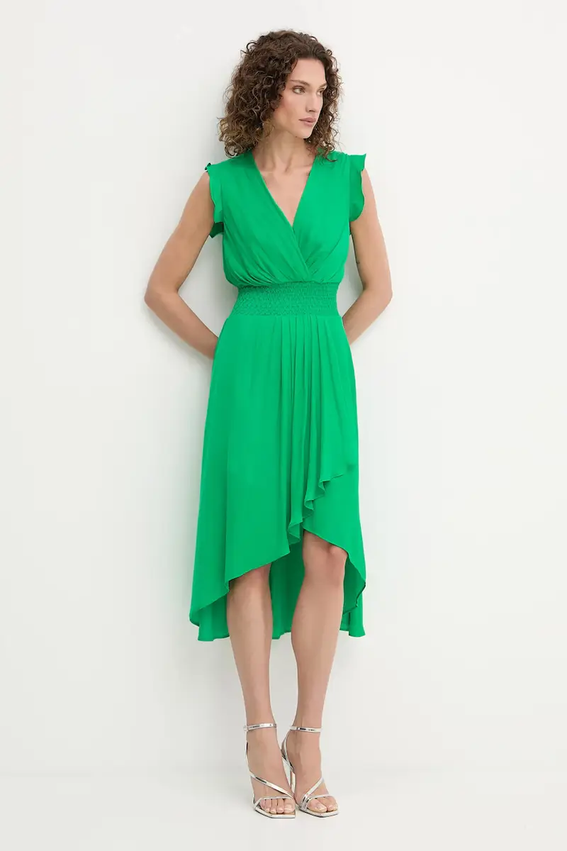 vestito colore rosso RWALLY Verde miniatura 3